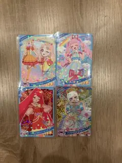 ひみつのアイプリ　アイプリカード4枚セット　みつき　ひまり　タマキ　サクラ