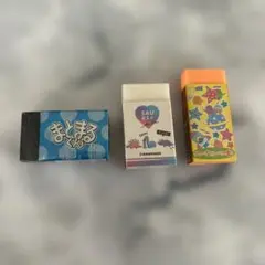 まとまるくん クーリア 消しゴム 3点セットのサムネイル