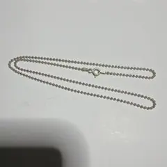 シルバー.925 ボールチェーンネックレス　 22インチ(約55cm) シルバー.925 ボールチェーンネックレス 22インチ(約55cm) - メルカリ