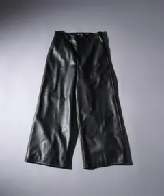 HARE シンセティックレザーバギーワイドパンツ　ハレ