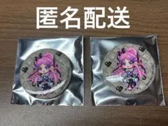 キミとアイドルプリキュア ドットアート ノベルティ 缶バッジ キュアキッス 2点
