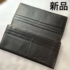 長財布 ブラック メンズ　本革のサムネイル