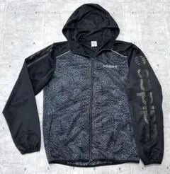 美品 adidas NEO LABEL レオパード ラメロゴ ジャージ パーカー