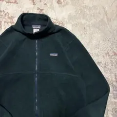 【美品】patagonia パタゴニア フルジップフリース モスグリーン M
