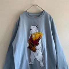 【川口春奈着用 】go slow caravan 焼き芋　シロクマ　長袖　L