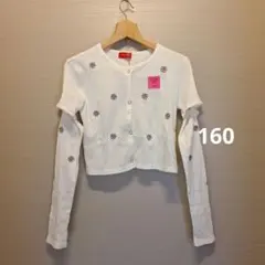 repipi armario 花柄刺繍 カーディガン 160