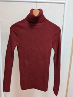 メリノリブタートルネックセーターSサイズ　25FW　478377