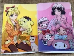 セーラームーン ジャンボカードダス ミニクリアファイル2枚セット