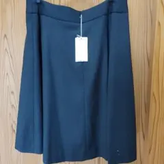 COMME CA ISM ブラック フレアスカート Lサイズ