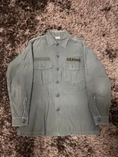 軍物 ファティーグシャツ ミリタリー 15½ x 33 US ARMY