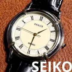 A4希少 稼働品　SEIKO DOLCE 90年代ヴィンテージ セイコー 腕時計