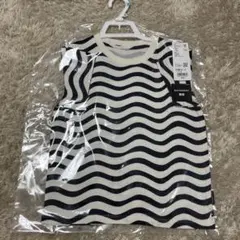新品　ユニクロ　ベビー　マリメッコ　marimekko 半袖Tシャツ　紺　110