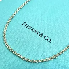 ティファニー チェーン ネックレス 太め 60cm シルバー 925 希少 