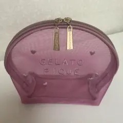 GELATO PIQUE メッシュポーチ ピンク