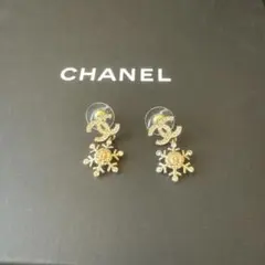 最終値下げ‼️CHANEL ゴールド CCロゴ スタッドピアス - メルカリ