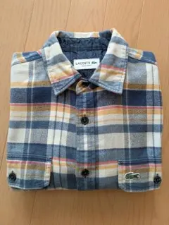 LACOSTE チェック柄 長袖シャツ