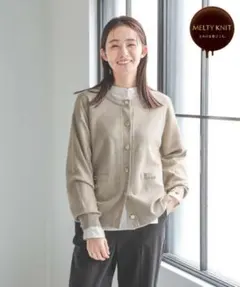 金ボタン カーディガン