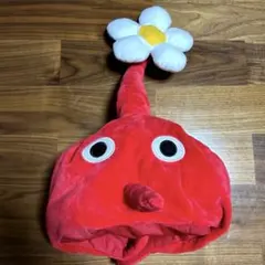 ピクミン　なりきり帽子　／　赤ピクミン　コスプレ　被り物　ファンキャップ