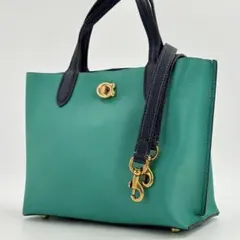 COACH クーリエ キャリーオール 2WAYバッグ レザー/パイソン1178 