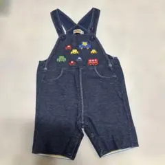 miki HOUSE デニムオーバーオール 80cm