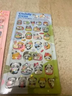 Candy gemシール パンダ シール②
