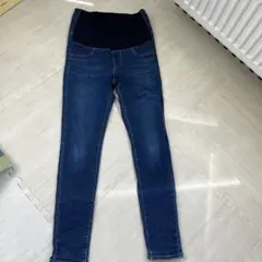 UNIQLO マタニティ スキニーパンツ Mサイズ デニムブルー