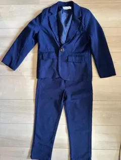 キッズスーツ　サイズ120 ネイビー