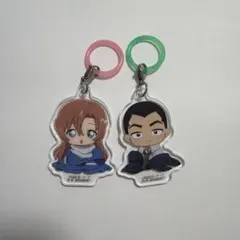 名探偵コナン　ふらっとめじるしアクセサリー　横溝重悟　萩原千速　2点セット