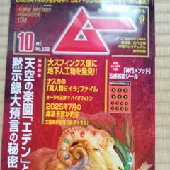 UFO INTERVIEW MAGAZINE MU 10号