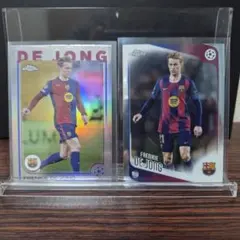 Topps Chrome フレンキー・デ・ヨング 2枚セット