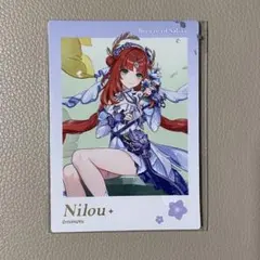 原神　ニィロウ　中国TikTok 夏祭り　限定特典　フォトカード　チェキ風カード