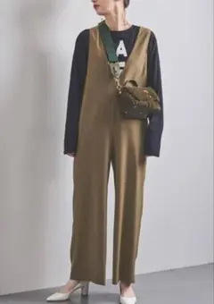 UNITED ARROWS Ｖネックサロペット　リネン