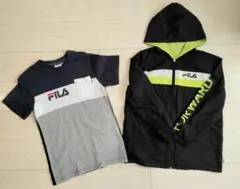 【FILA 】フード付きジャケットとTシャツセット