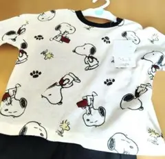 ☆セール☆PEANUTS スヌーピー 七分袖パジャマ 95cm