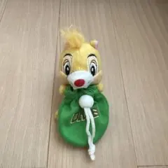 ディズニー デール　ぬいぐるみ マスコット 巾着付き