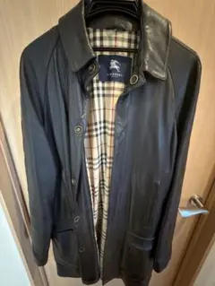 BURBERRY LONDON バーバリー ロンドン ラムレザー コートのサムネイル
