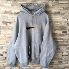 Nike グレー オーバーサイズ パーカー