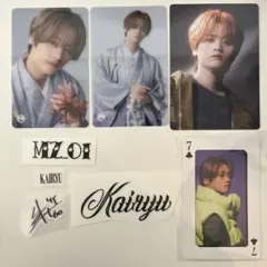 MAZZEL KAIRYU カイリュウ フォトカ トレカ ステッカー 2種セット