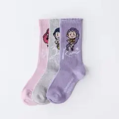 ZARA KPOP DEMON HUNTERS キッズ靴下 3足セット