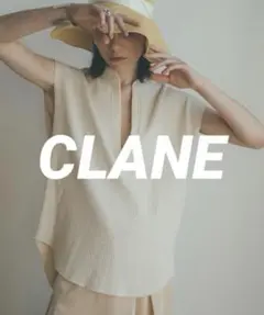 【美品】CLANE HEAVY RIB N/S TOPS アイボリー FREEのサムネイル
