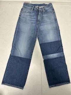 2025BEAUTY＆YOUTHパッチワークデニムパンツMブルー新品未使用タグ付