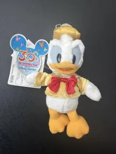 ディズニーリゾート　ドナルド　ぬいぐるみバッジ　35周年