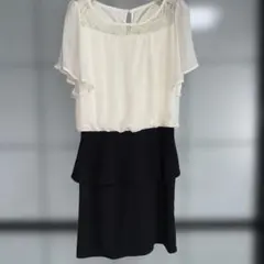 フリル半袖ワンピース