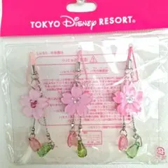 TOKYO Disney resort ミッキー桜のストラップ三種セット
