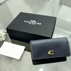 極美品＆人気商品‼️ コーチ 6リング キーケース グレインレザー