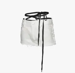 THEREDTHREAD corded script skirt mini - メルカリ