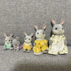 シルバニアファミリー ブチイヌの家族人形 5体セット - メルカリ