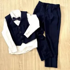 140 スーツ　男の子　セレモニー服　セットアップ4点セット