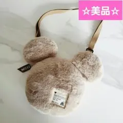 ディズニー ミッキー ふわふわ もこもこ ショルダーバッグ ポシェット