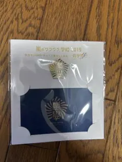 嵐のワクワク学校 2019 復刻版 校章バッジ